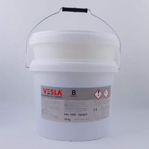 Epoxy, Agatgrå RAL 7038 12 kg.
