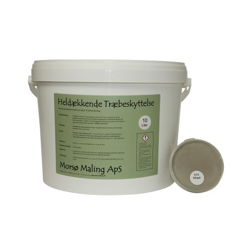 Du kigger på et billede af en robust og funktionel hvid plastikspand med et praktisk håndtag. Spanden er påtrykt 