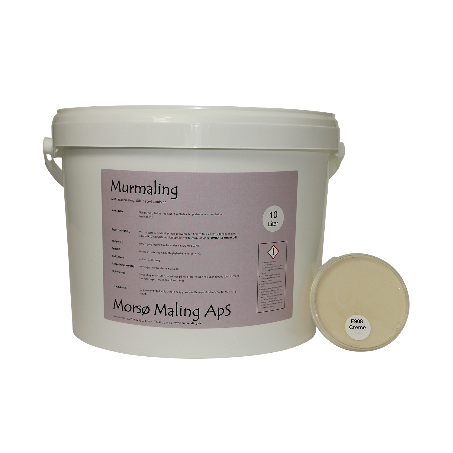 Murmaling 10 liter - Creme