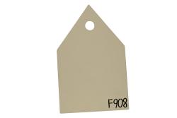 Creme farveprøve fra Morsø Maling med referencekode F908 for nøjagtig farvematchning af murmaling.